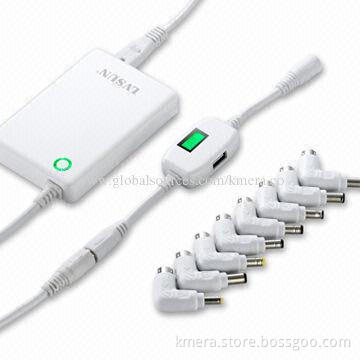 90W Ultra Slim Universal Laptop Power Adapter, LCD Display, 17mm Thickness, Competitive Size